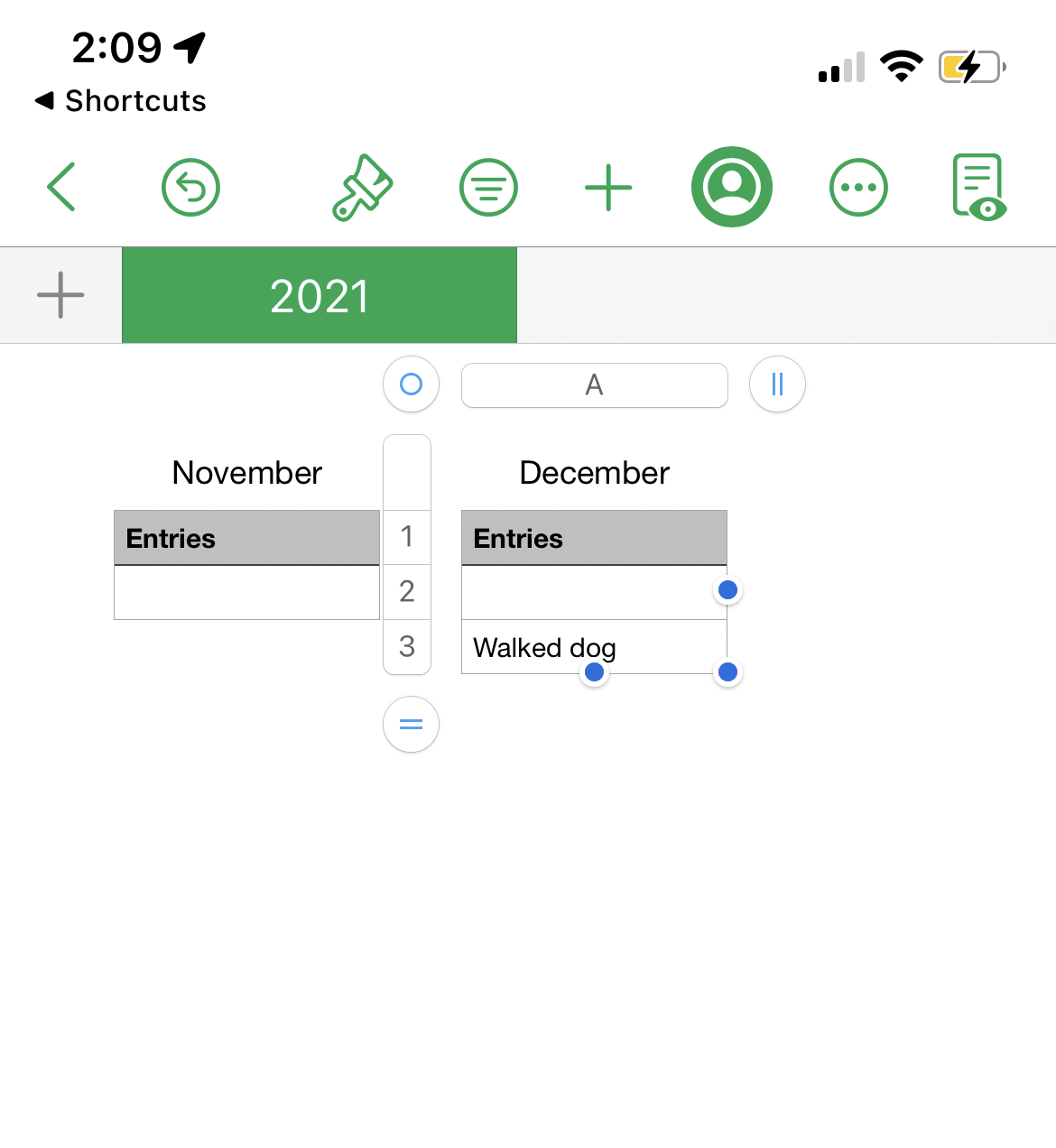 Numbers file updated